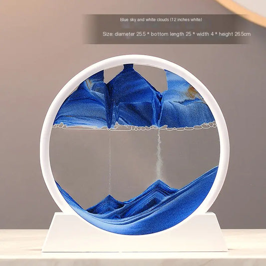 Artistic Sand Movement Display