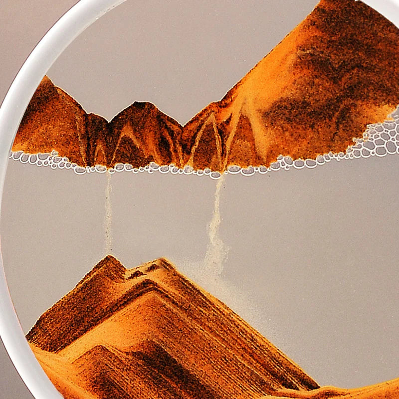 Artistic Sand Movement Display