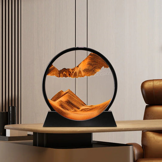 Artistic Sand Movement Display
