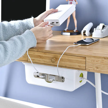 Sleek Desk Organizer Box