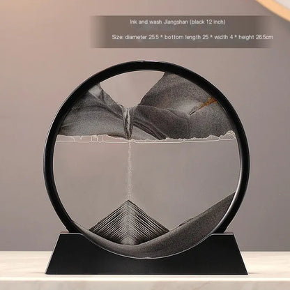 Artistic Sand Movement Display