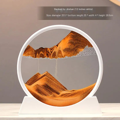 Artistic Sand Movement Display