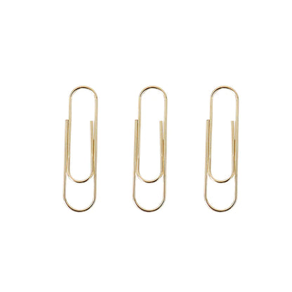 Gold Metal Paper Clips - Creative Design, Bulk Wholesale