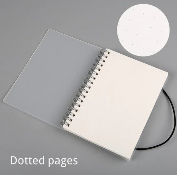 Transparent Frosted Notebook - Coil Bound Student Supplies