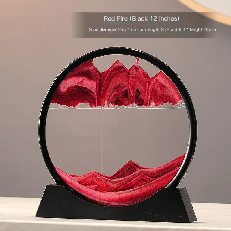 Artistic Sand Movement Display