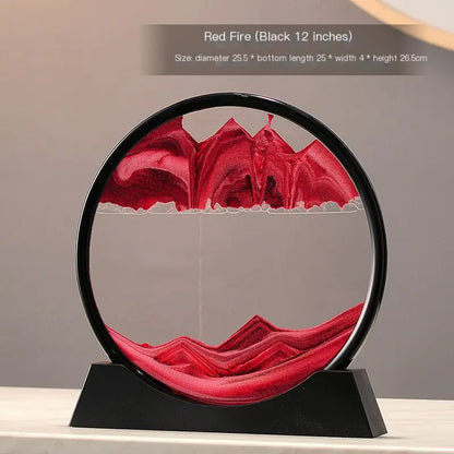 Artistic Sand Movement Display