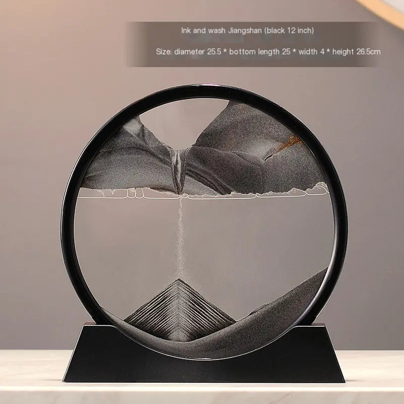 Artistic Sand Movement Display